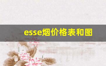 esse烟价格表和图-esse韩国烟多少钱一盒