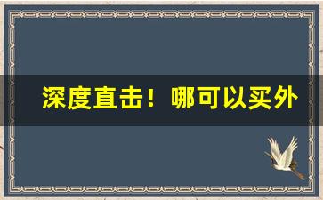 深度直击！哪可以买外烟吗“炳烛夜游”