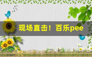 现场直击！百乐peel购买渠道江苏“鼎鼎大名”