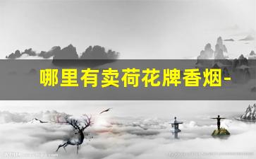 哪里有卖荷花牌香烟-40元荷花香烟