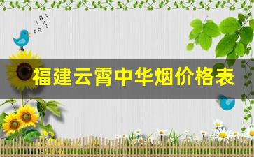 福建云霄中华烟价格表-浙江省瑞安中华烟多少钱一包
