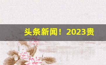 头条新闻！2023贵烟魔力细支多少钱一包“卑辞厚礼”
