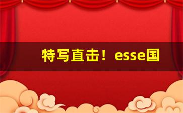特写直击！esse国内多少一包“分三别两”