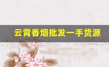 云霄香烟批发一手货源网站-云霄香烟批发经销商