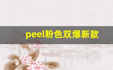 peel粉色双爆新款-peel双爆哪里有卖