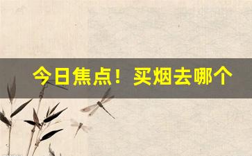 今日焦点！买烟去哪个网站平台？“更上一层楼”
