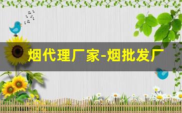 烟代理厂家-烟批发厂商平台