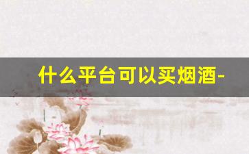 什么平台可以买烟酒-个人怎么大量购买烟酒