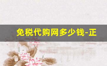 免税代购网多少钱-正规海外代购在哪找