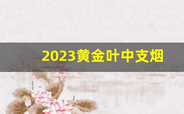 2023黄金叶中支烟价格表-黄金叶烟2024全部价格表图