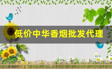 低价中华香烟批发代理-中华烟正品厂家直销