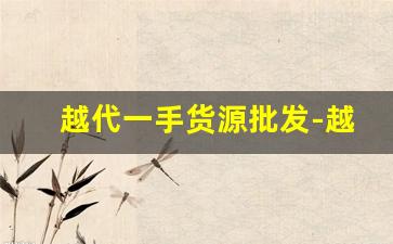 越代一手货源批发-越代口粮去哪里拿货