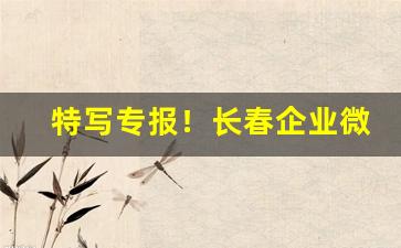 特写专报！长春企业微信烟怎么订货“草木愚夫”