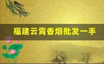 福建云霄香烟批发一手货源厂家直销-云霄烟批发平台推荐