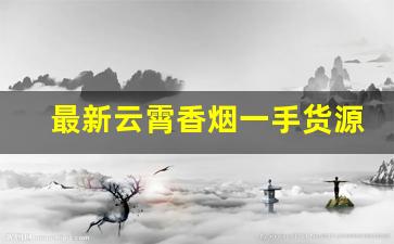 最新云霄香烟一手货源厂家