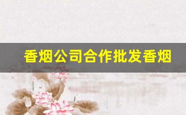 香烟公司合作批发香烟-个人到哪里批发香烟
