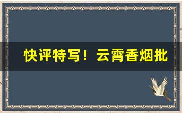 快评特写！云霄香烟批发厂家一手货源微信批发香烟“小心翼翼”