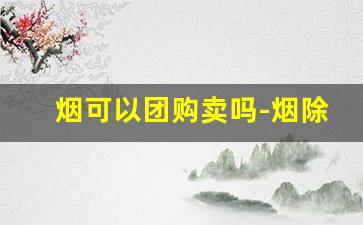 烟可以团购卖吗-烟除了实体店哪里还可以买