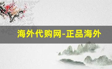 海外代购网-正品海外代购网站