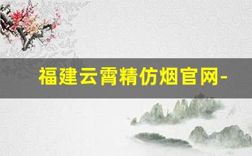 福建云霄精仿烟官网-云霄假烟2024价目表